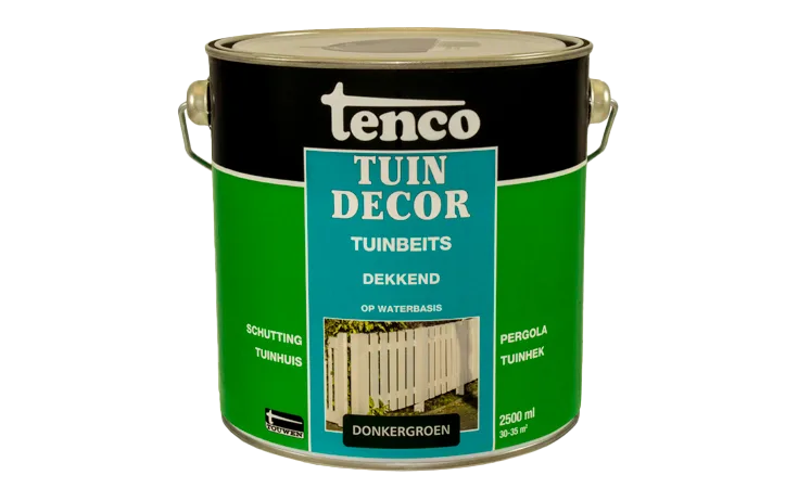 Tuindecor donkergroen dekkend 2,5 liter
