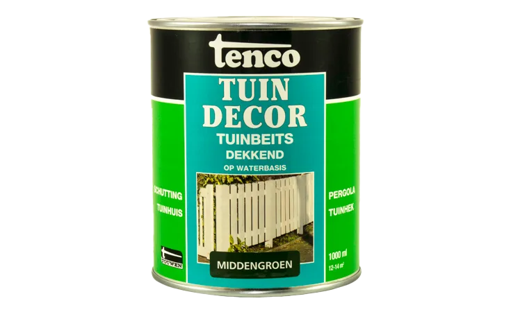 Tuindecor middengroen dekkend 1,0 liter