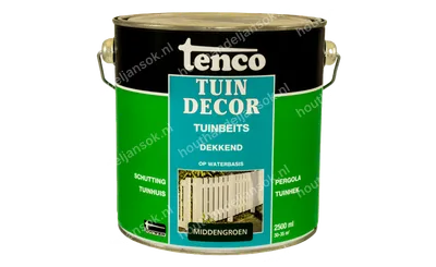 Tuindecor middengroen dekkend 2,5 liter