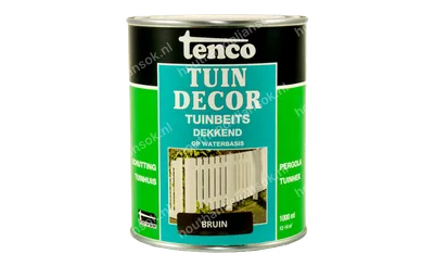 Tuindecor bruin dekkend 1,0 liter