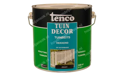 Tuindecor zwart dekkend 2,5 liter