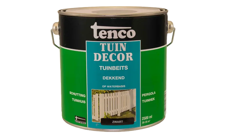 Tuindecor zwart dekkend 2,5 liter
