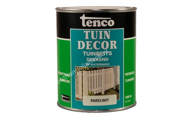 Tuindecor parelwit dekkend 1,0 liter