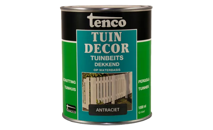 Tuindecor antraciet dekkend 1,0 liter