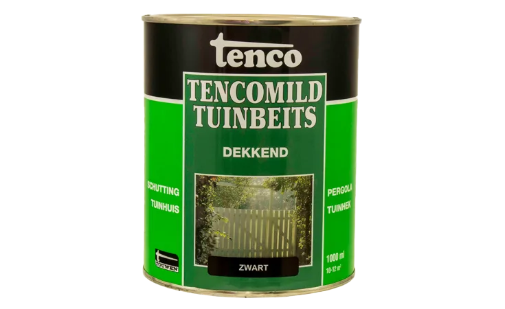 tencomild dekkend zwart 1 l.
