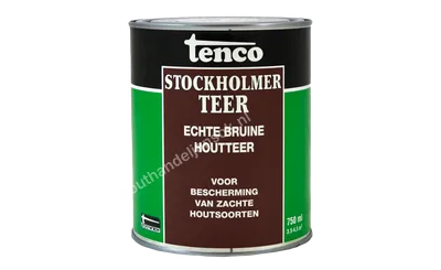 Stockholmer teer bruin transparant 0,75 liter