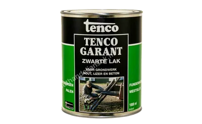 Tencomild zwart dekkend 1,0 liter