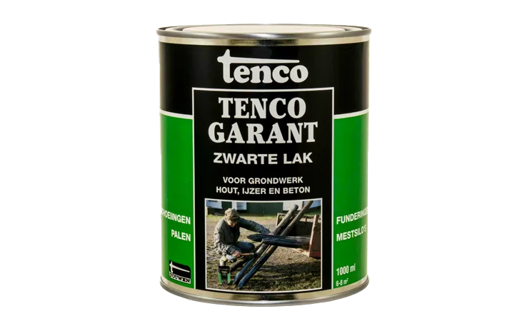 tencogarant dekkend zwart 1 l.