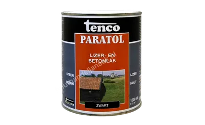 Paratol zwart dekkend 1,0 liter