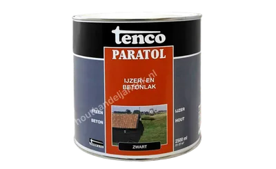 Paratol zwart dekkend 2,5 liter