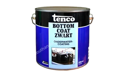 Bottomcoat zwart dekkend 2,5 liter