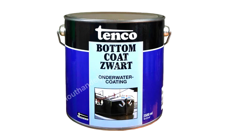 Bottomcoat zwart dekkend 2,5 liter
