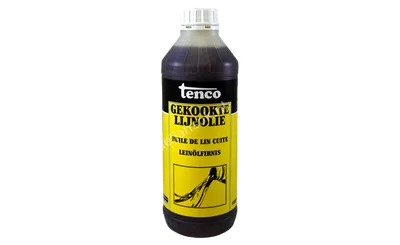 Gekookte lijnolie blank transparant 1,0 liter