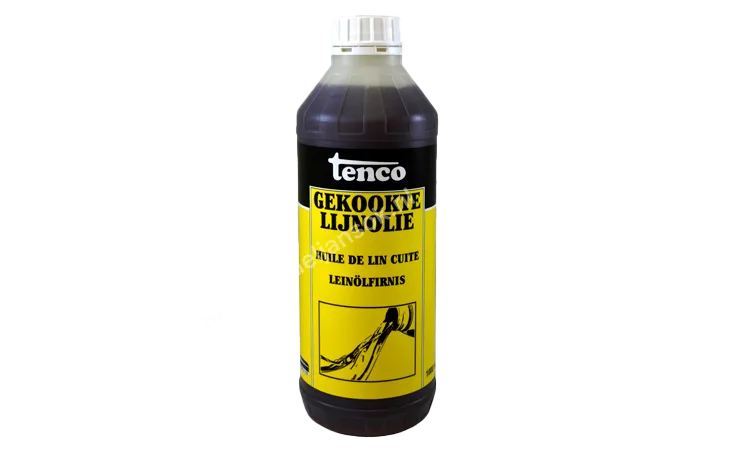 Gekookte lijnolie blank transparant 1,0 liter