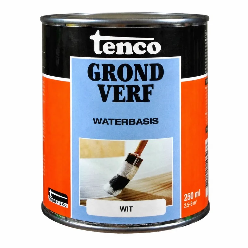 tenco grondverf wit waterbasis 0,25l