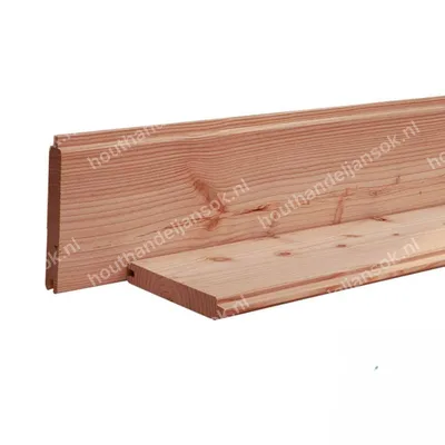 28x195mm Douglas Blokhutprofiel (3,00m)