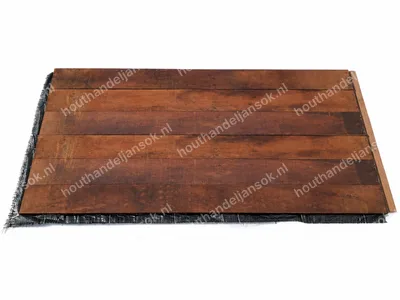 Opgeklampt schot Half hardhout | prijs per m²
