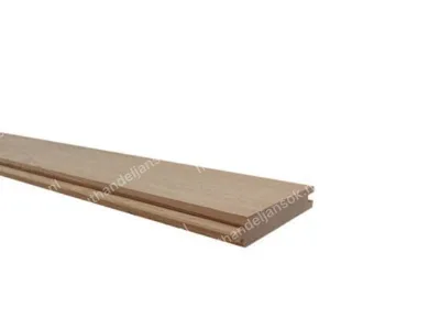 18x130mm Eiken geschaafde dakbeschot plank (2,50m)