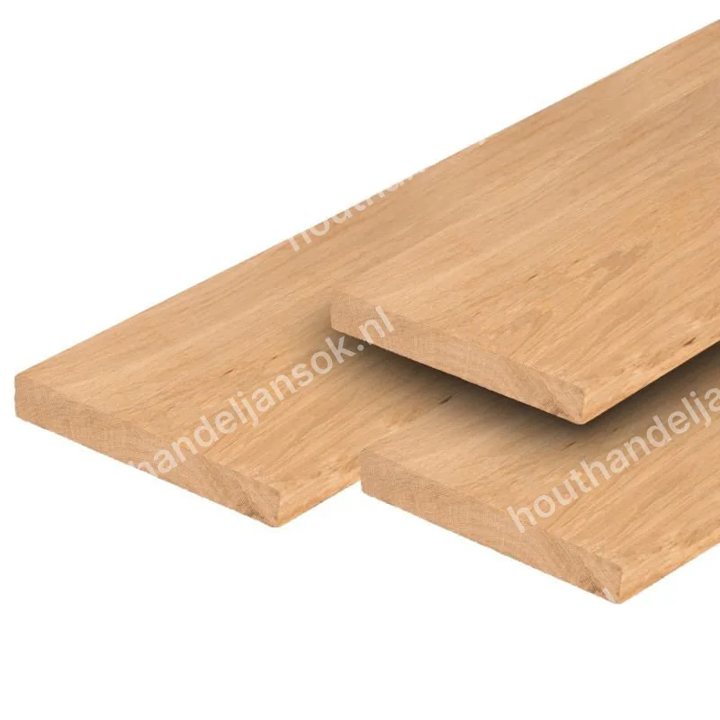 20x200mm Eiken fijn bezaagde plank (4,00m)