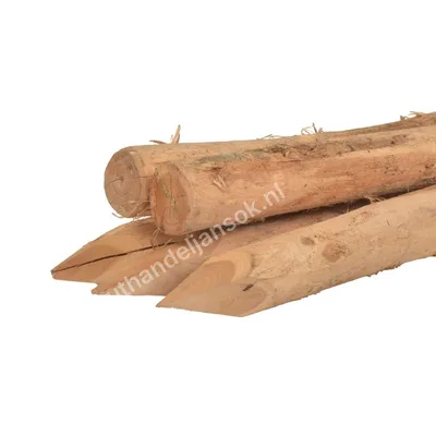 Ø80/100mm Geschilde Robinia Paal (1,20m)