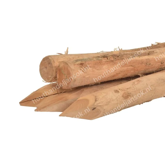 Ø80/100mm Geschilde Robinia Pfahl (1,20 m)