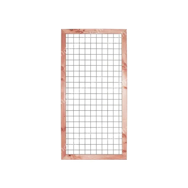 90x180cm Douglas gaaselement met houten lijst (1,80m)