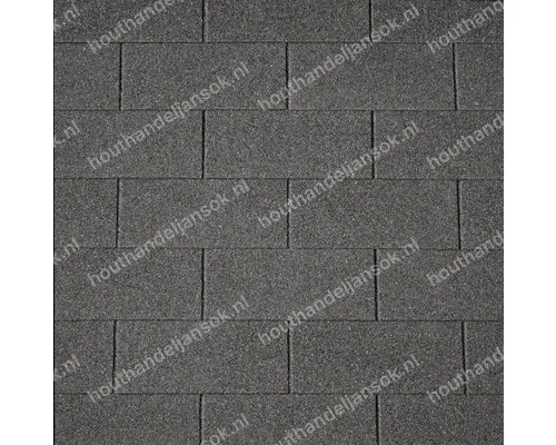 Dakshingles zwart | per 3m² (1,00m)