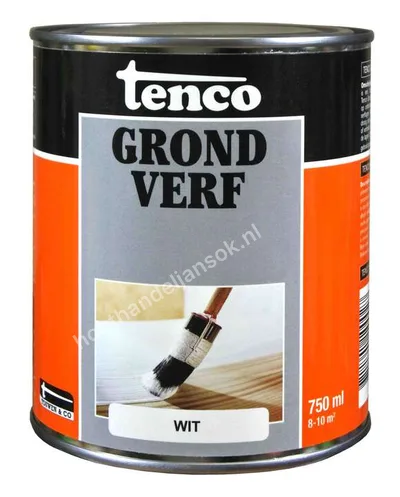 Tencoverf wit mat 0,75 liter