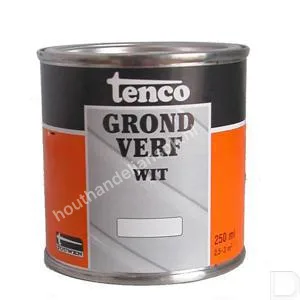 Tencoverf wit mat 0,25 liter