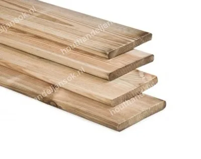15x140mm Geïmpregneerde Grenen Schuttingplank (3,60m)