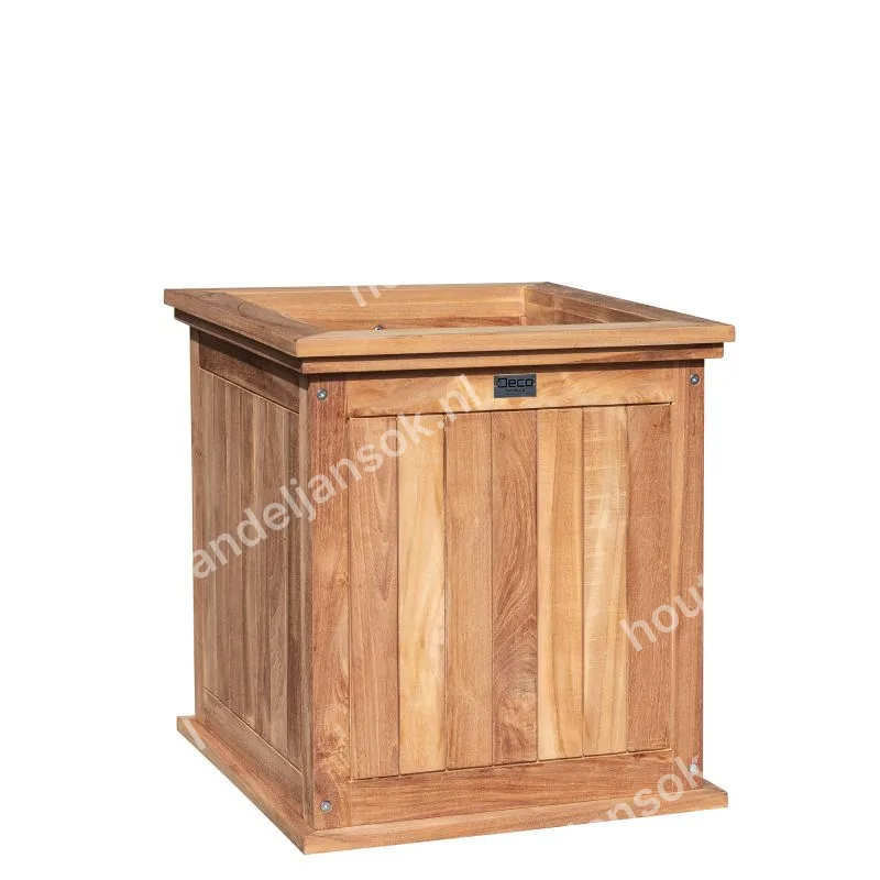Bloembak Kalimantan 51x51x56 cm Teak (0,51m)