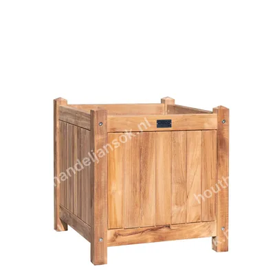 Bloembak Lombok 45x45x47 cm Teak