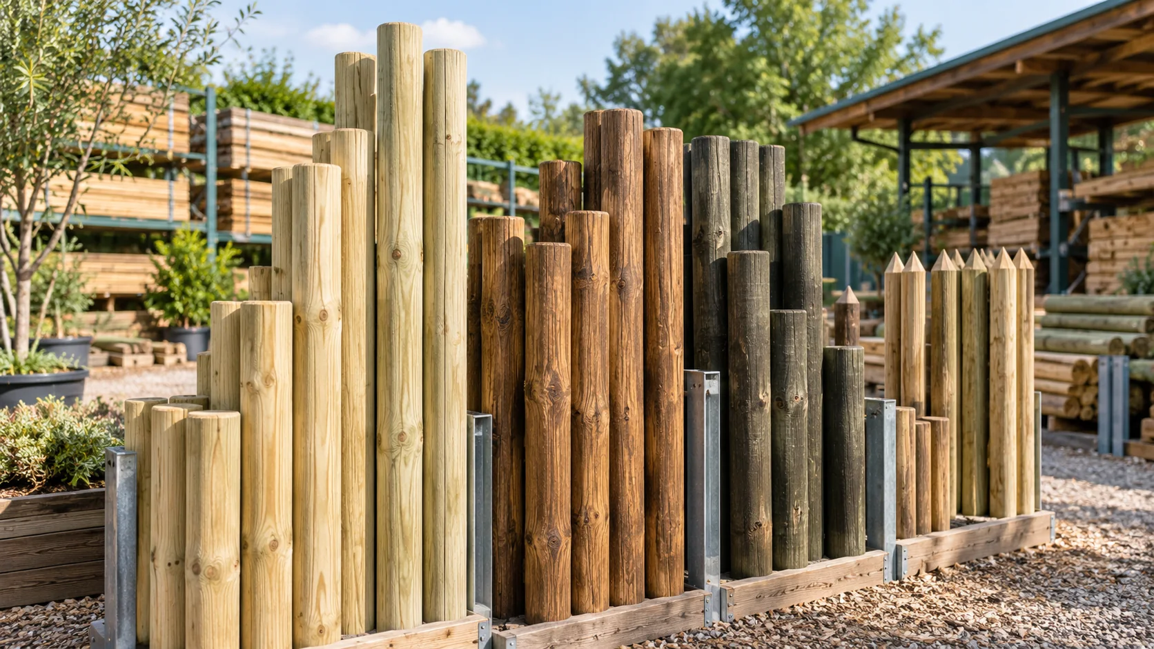 Houten tuinpalen kiezen: soorten, prijsklassen & 3 meter