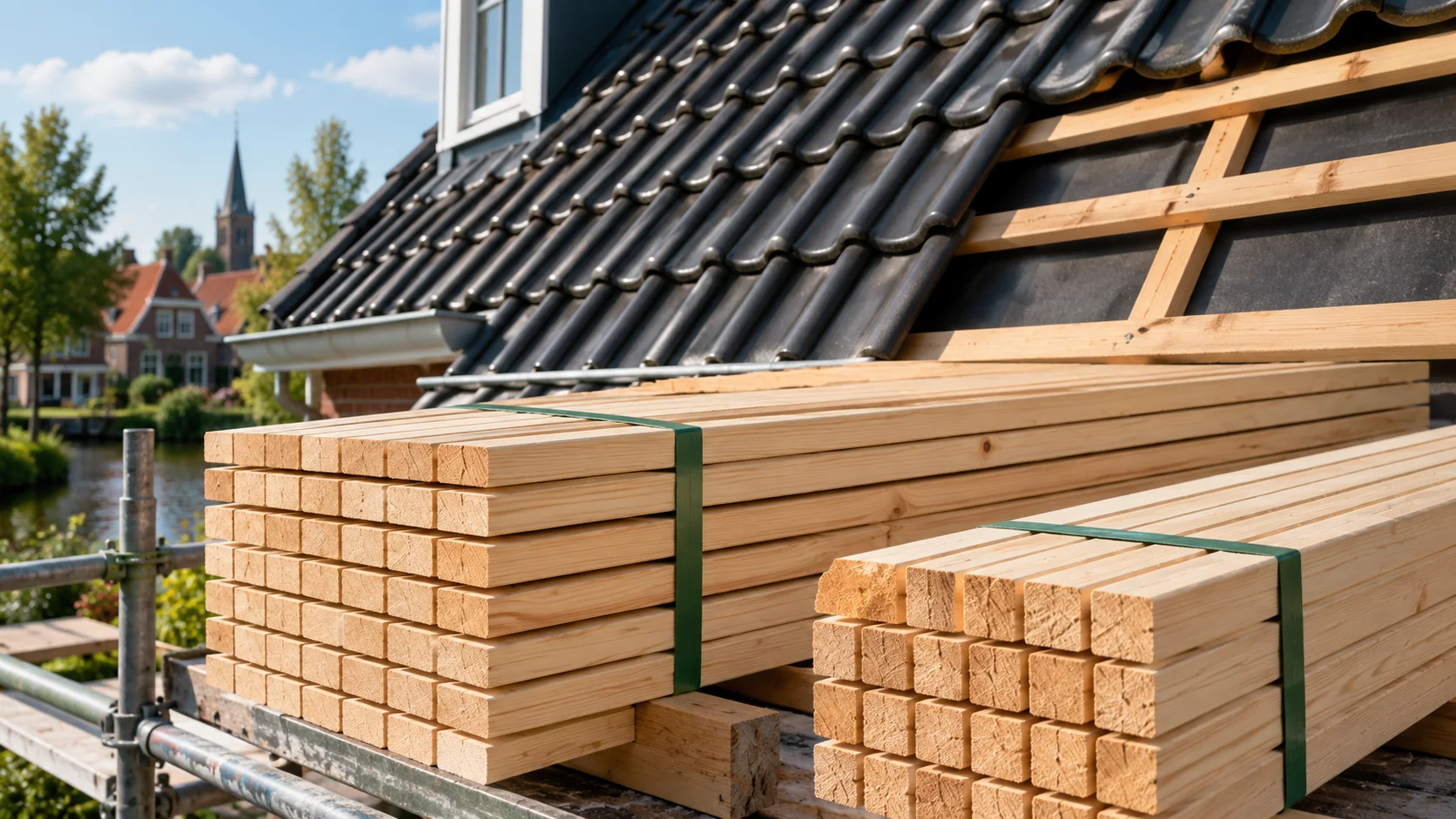 Dachlatten Maße: Welche Größe für Dachlatten und Konterlatten?