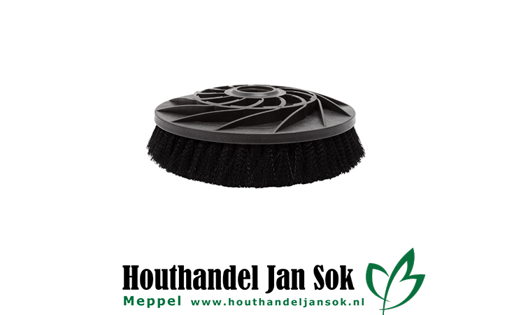 Twin Brush zachte borstel (zwart) Gereedschap Accessoires  bij Houthandel Jan Sok