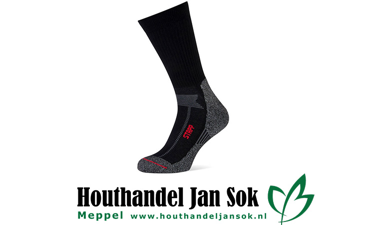 Stapp sokken Boston zwart maat 43-45 Persoonlijke Bescherming Sokken  bij Houthandel Jan Sok
