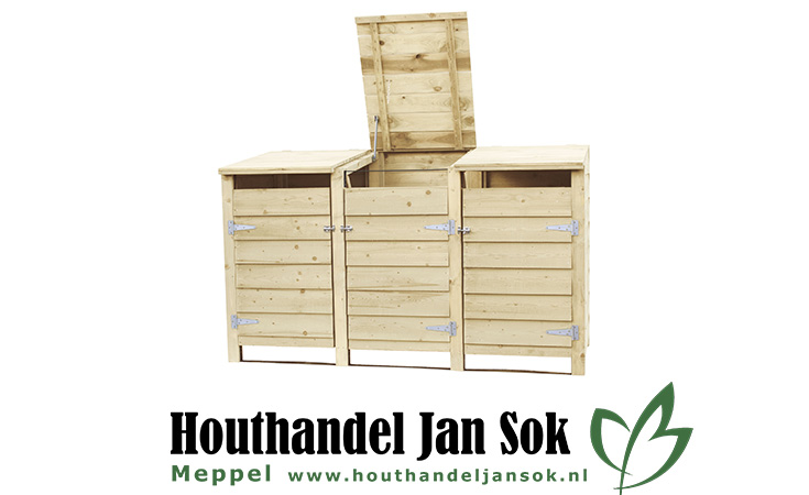 Containerkast triple Tuin Tuinmeubelen  bij Houthandel Jan Sok