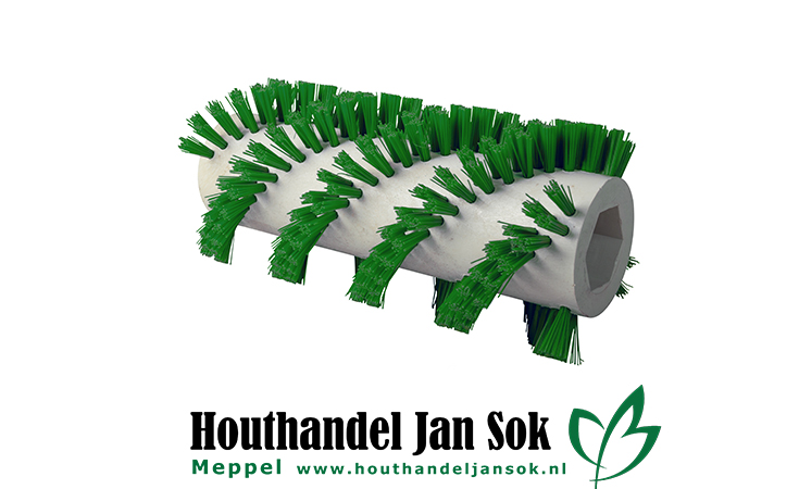 Groene Nylon Spirale Borstel Gereedschap Accessoires  bij Houthandel Jan Sok