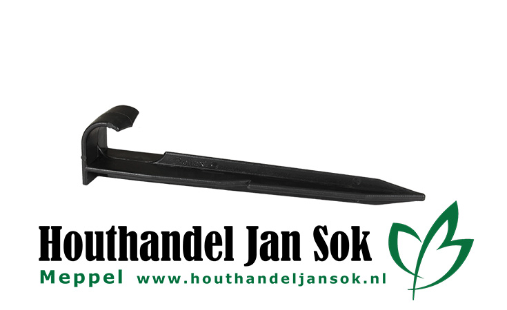 Prijs p/m Grondpen 16-20mm Zwart Tuin Bewatering  bij Houthandel Jan Sok