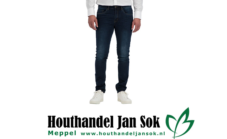 Palm slim Dark Blue stretch jeans W29 Persoonlijke Bescherming Werkkleding  bij Houthandel Jan Sok