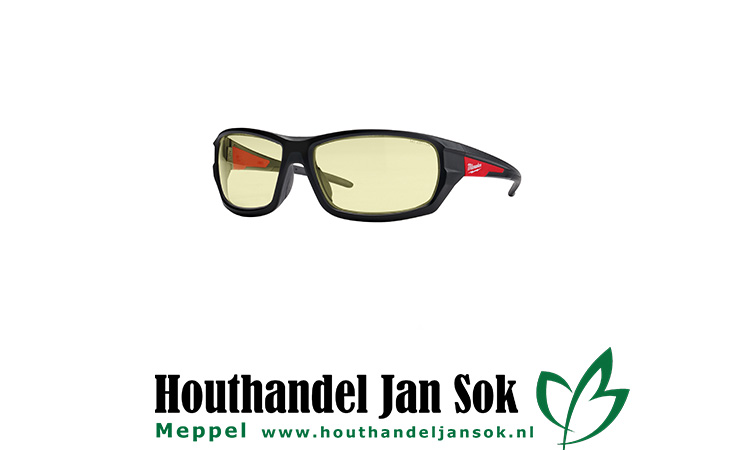 Performance veiligheidsbril geel - 1 stuk Persoonlijke Bescherming Veiligheidsbril  bij Houthandel Jan Sok