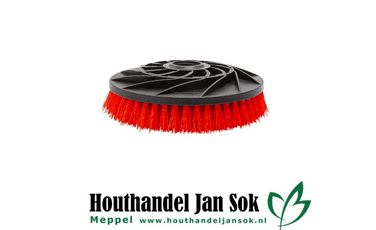 Harde Borstel voor Twin Brush (rood) Gereedschap Accessoires  bij Houthandel Jan Sok