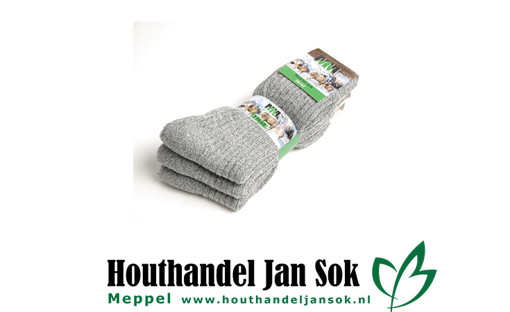 Noorse sok 3 paar maat 39-42 Persoonlijke Bescherming Sokken  bij Houthandel Jan Sok