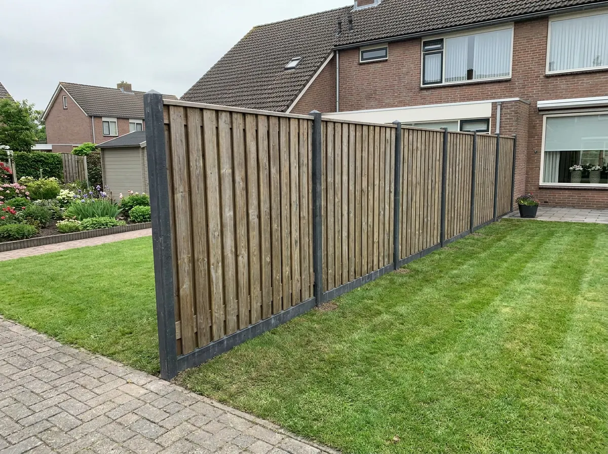 Schutting plaatsen