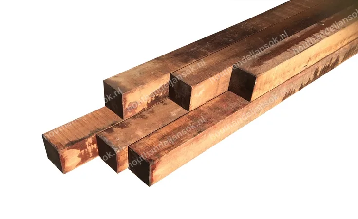 100x100mm Okan Hit & Miss Geschaafde paal (3,00m)