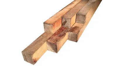 70x70mm Okan Hit & Miss Geschaafde paal (1,00m)