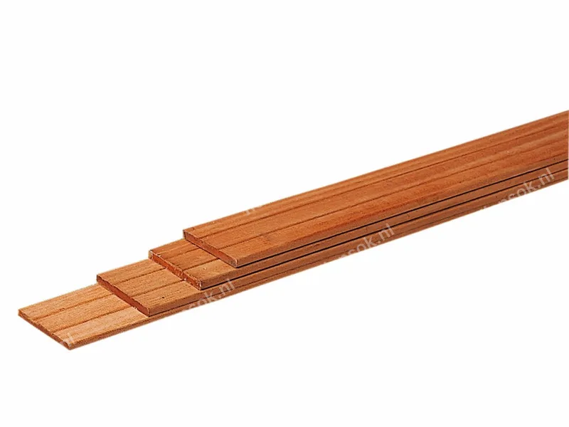 15x145mm Keruing Geschaafde Schuttingplank (3,65m)