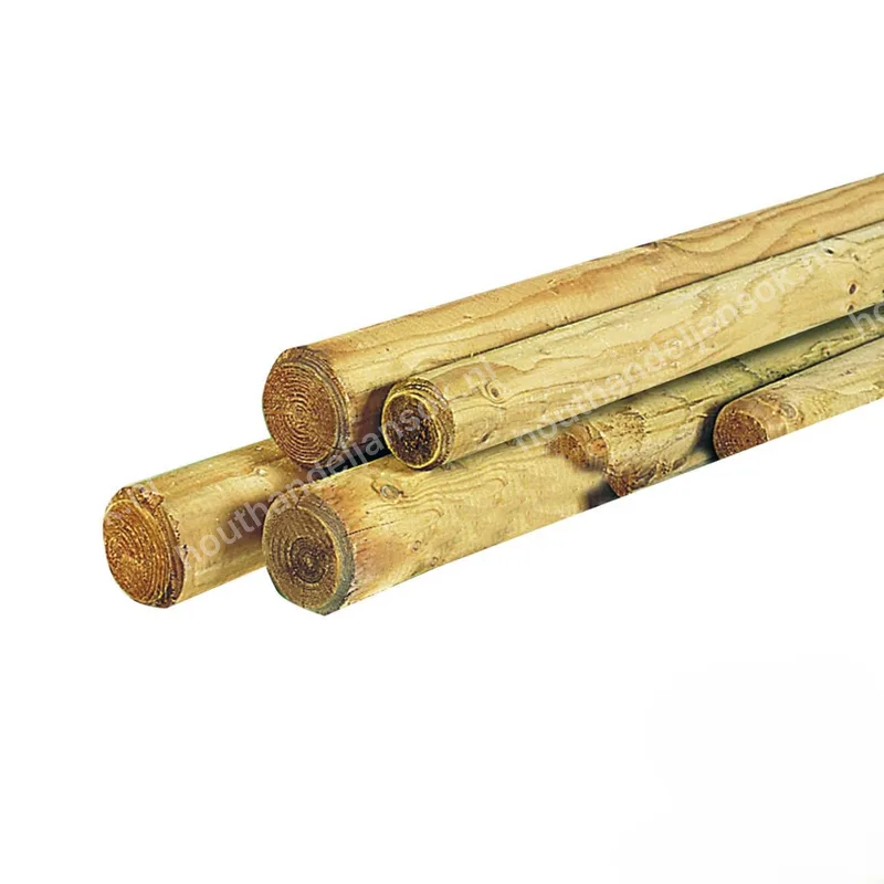 Ø120mm Geïmpregneerde & Gefreesde Grenen Ronde Paal (3,00m)