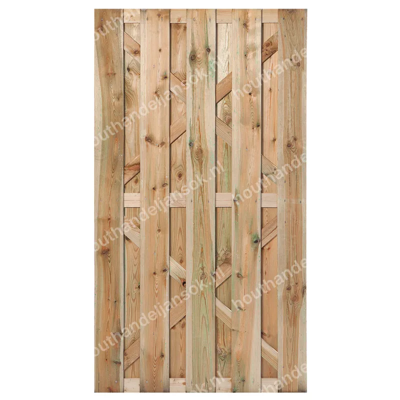 Geïmpregneerde Plankendeur op Houten Frame (100 x 180 cm) (1,80m)