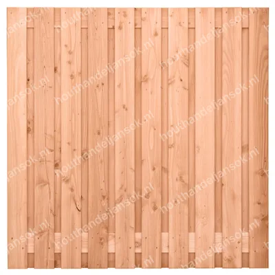 21-planks Douglas Tuinscherm (180x180cm)